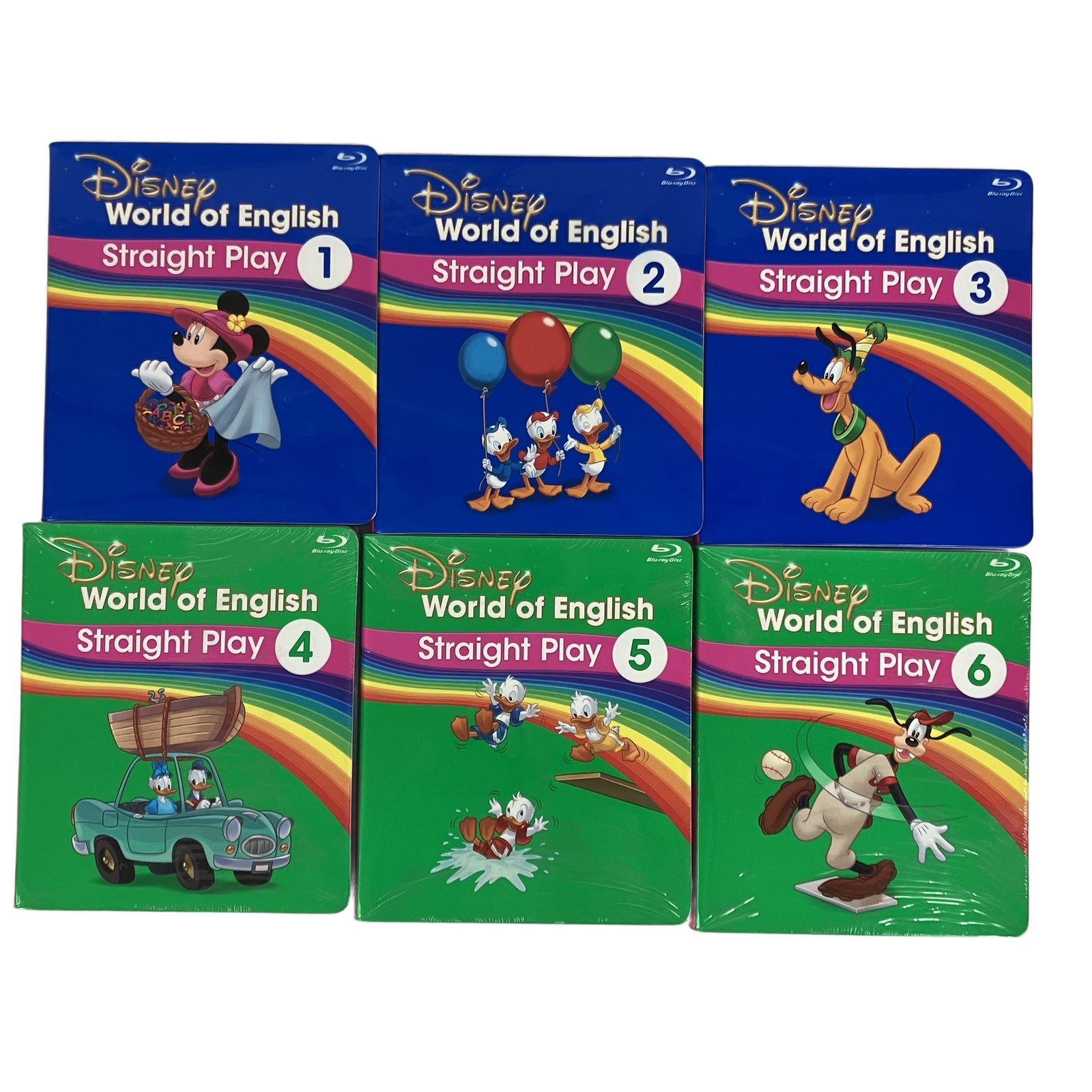 DWE ストレートプレイ 2021年頃 ディズニーワールドオブイングリッシュ ブルーレイ BD 英語 教材