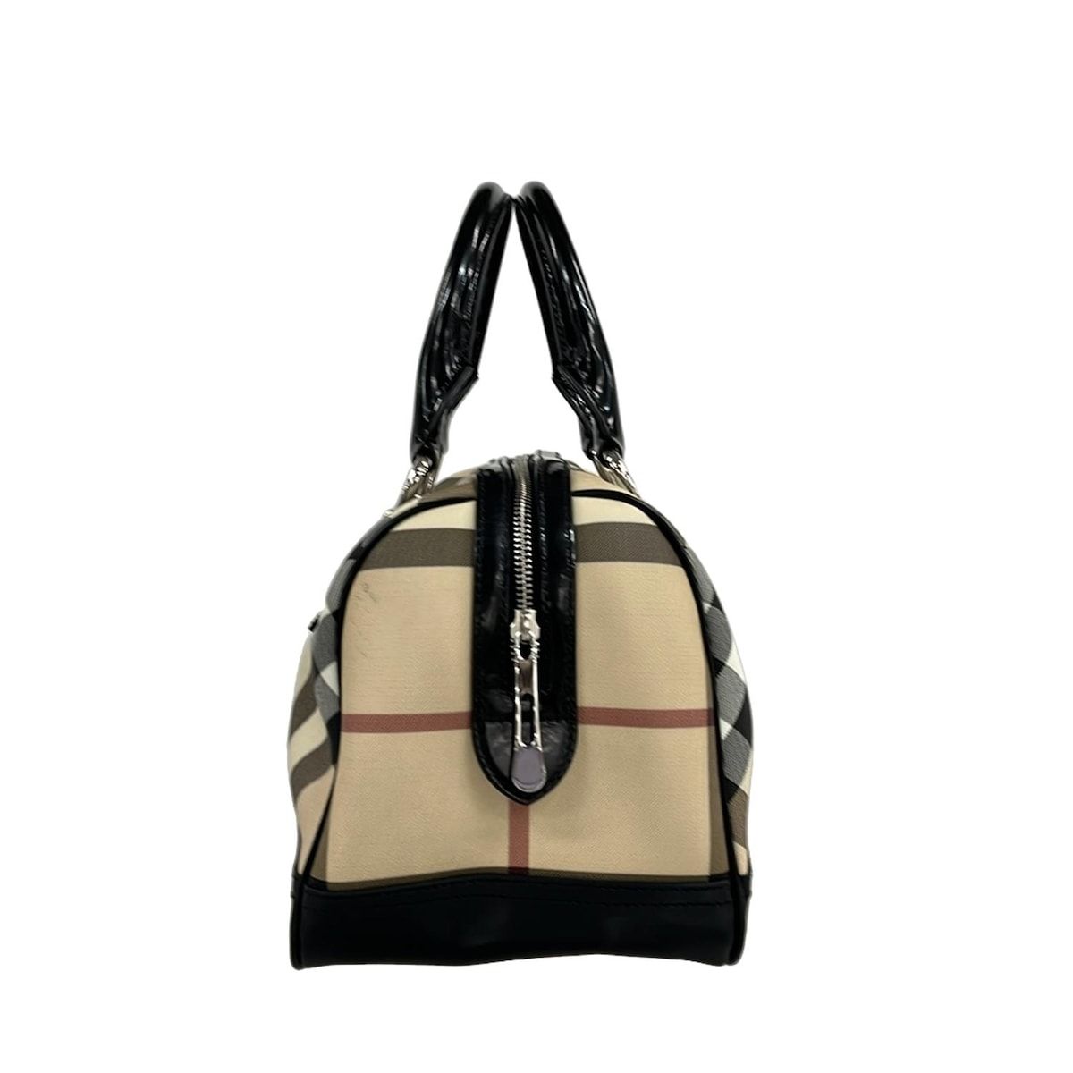 BURBERRY PRORSUM(バーバリープローサム) ハンドバッグ ベージュ×黒