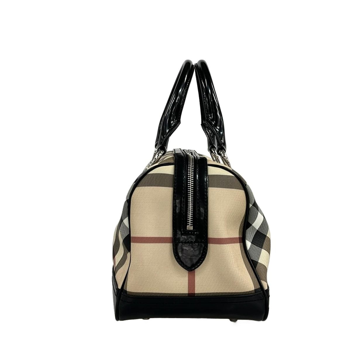 BURBERRY PRORSUM(バーバリープローサム) ハンドバッグ ベージュ×黒