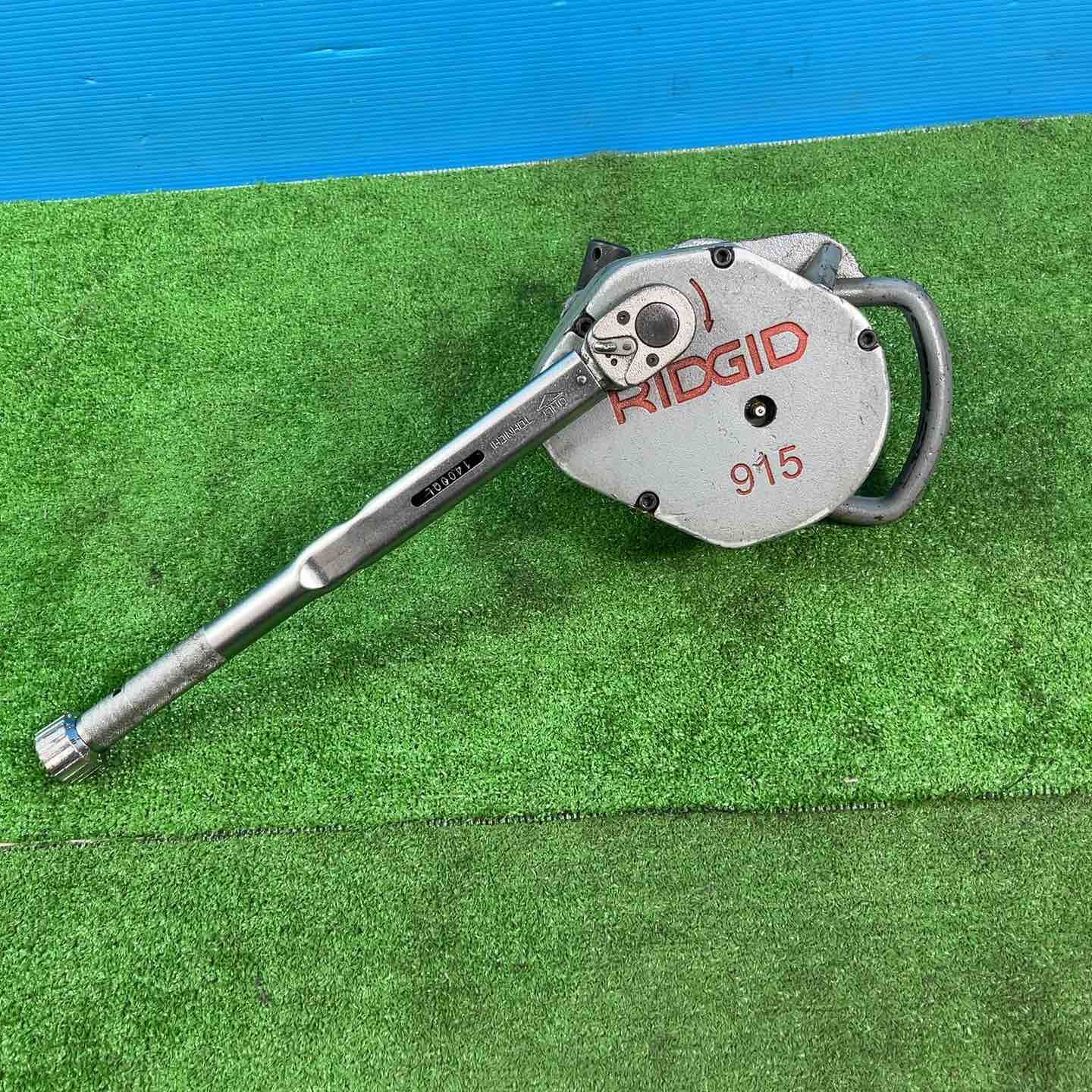 リジッド RIDGID 溝加工機 ロールグルーバー 915 ハンドルなし 動作未 ラチェットハンドルおまけ