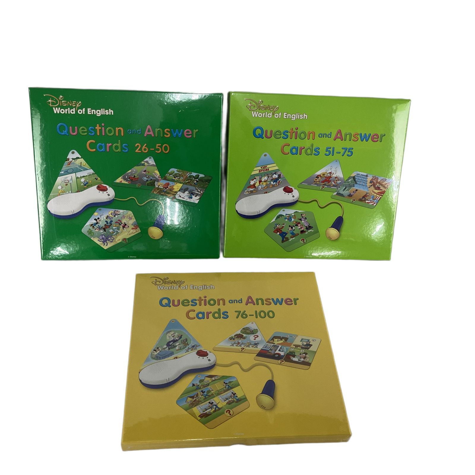 DWE トークアロング Q-A セット 2021年頃 ディズニーワールドオブイングリッシュ 英語 教材