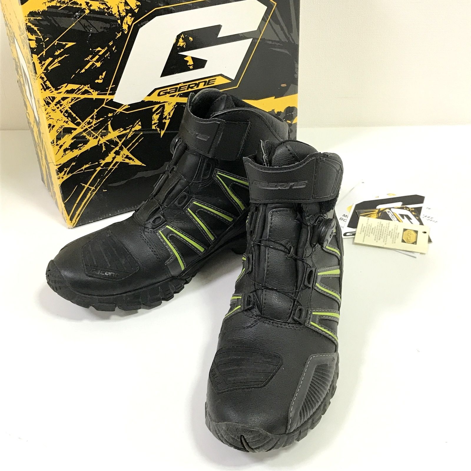 GAERNE ガエルネ ライディングブーツ 2430 001 27 cm メンズ ブラック シューズ 靴 オートバイ ツーリング バイク用品 TA 3902