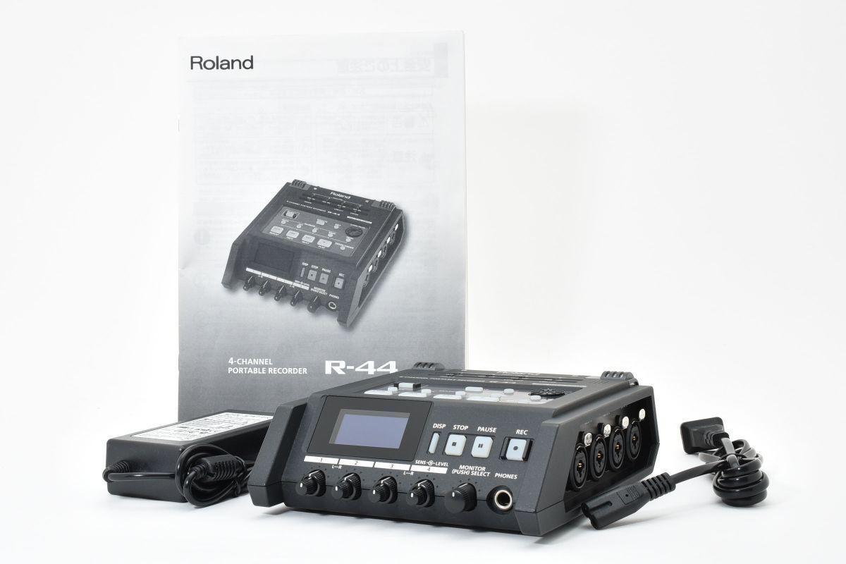 Roland R-44 フィールドレコーダー 4 ch ポータブルレコーダー YM 5102 180