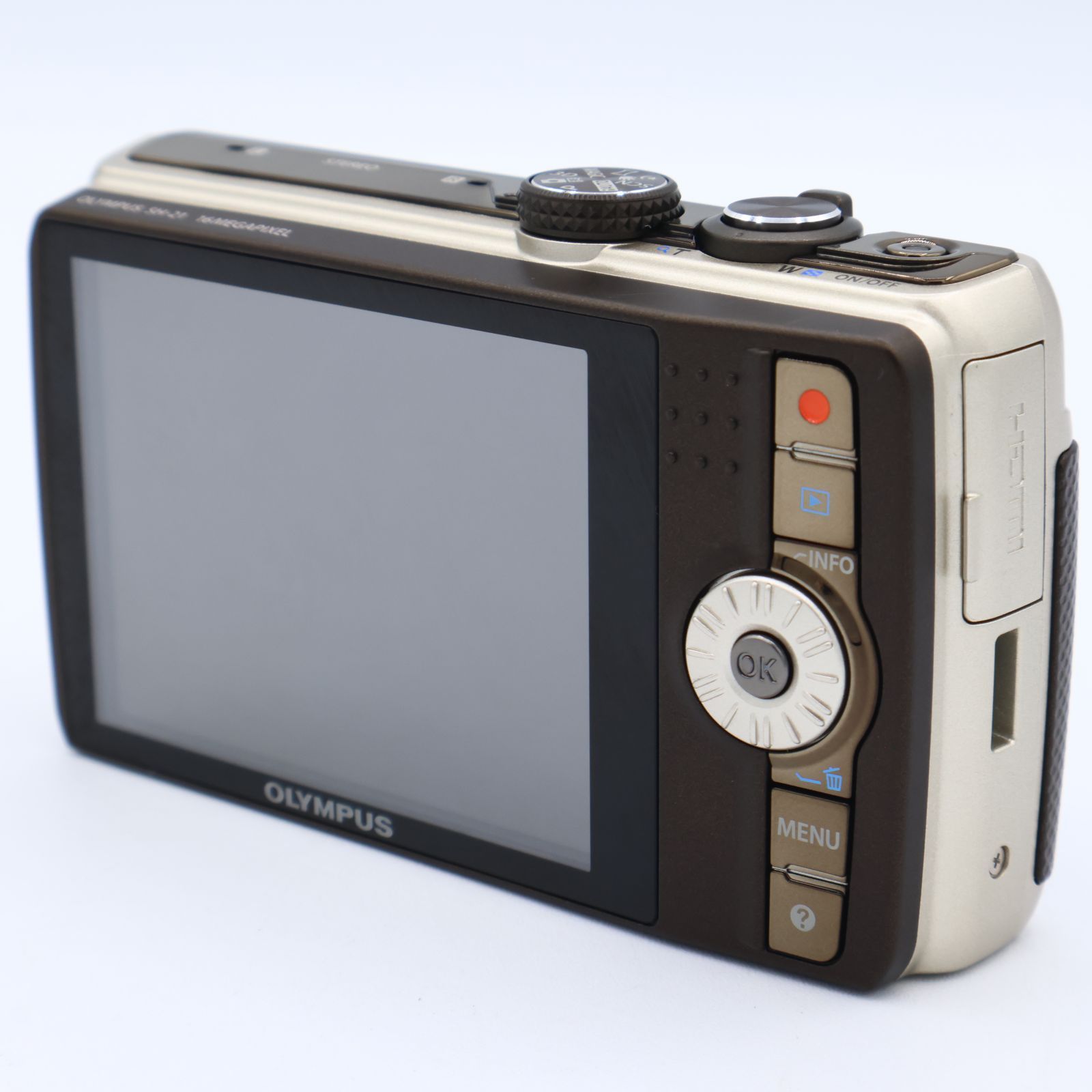 OLYMPUS SH-21 ゴールド 1600万画素 CMOS 光学12.5倍ズーム 広角24mm