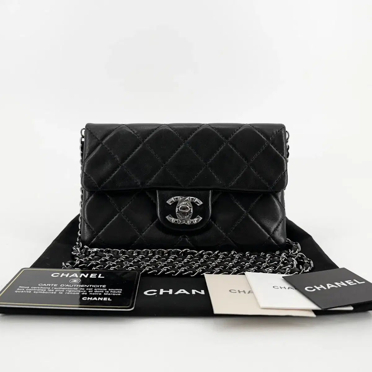 CHANEL シャネル モデル ミニ フラップ チェーン クロスバック woc ミニバック