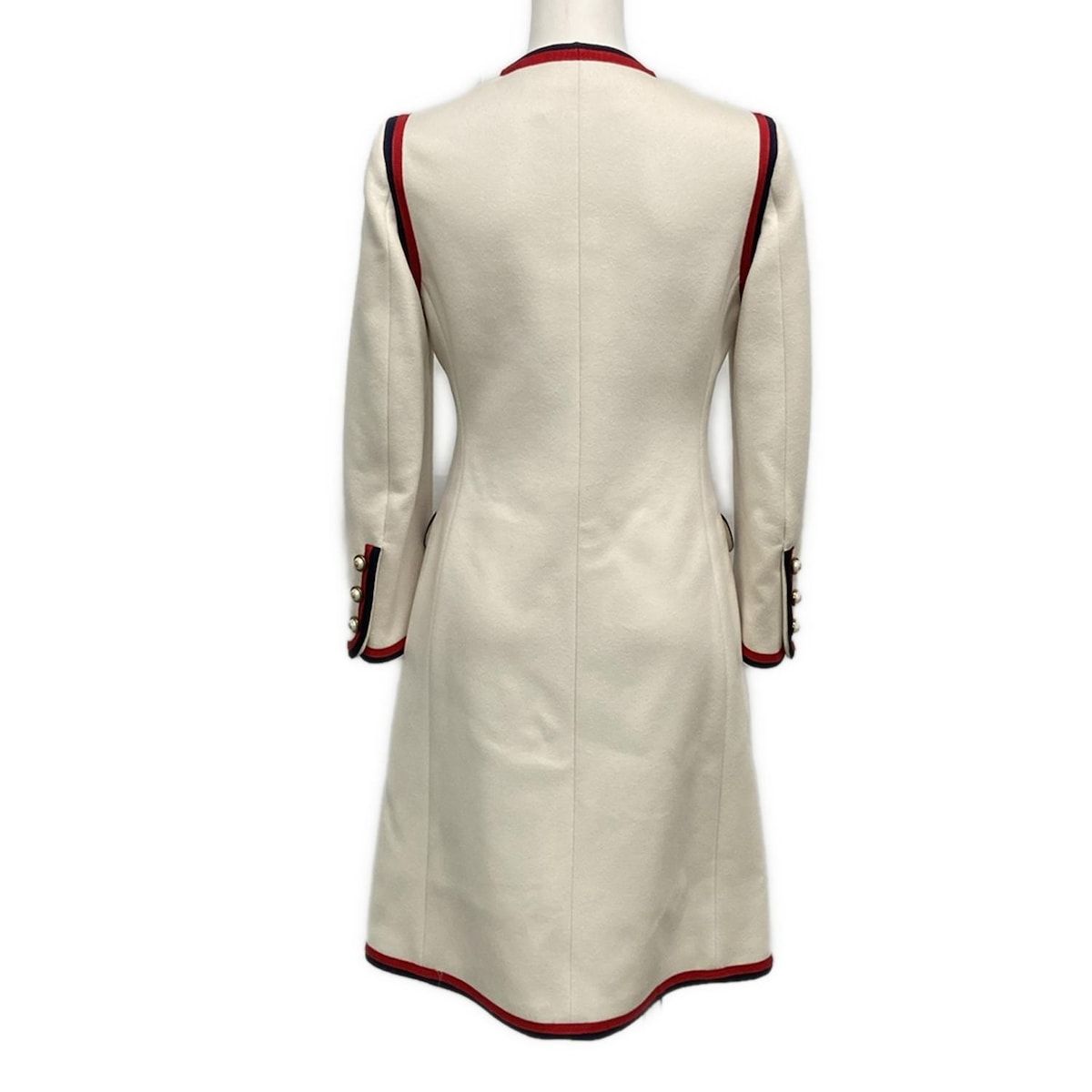 GUCCI(グッチ) コート サイズ38 M メンズ美品 - 544855 アイボリー