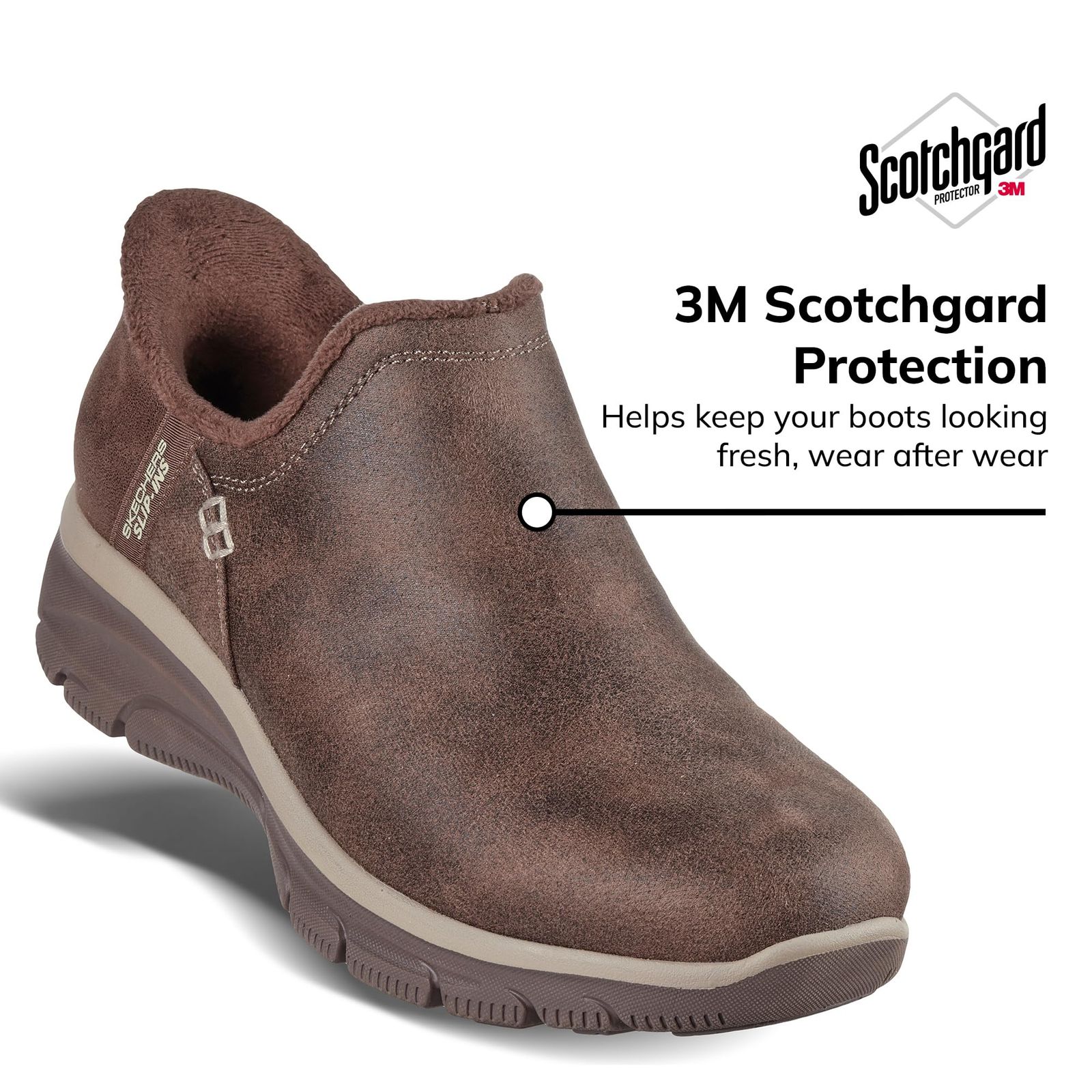  Skechers USA SlipIns Easy GoingModern Hour レディース スリッポン チョコレート 7 CHOC 24.0 cm その他 靴