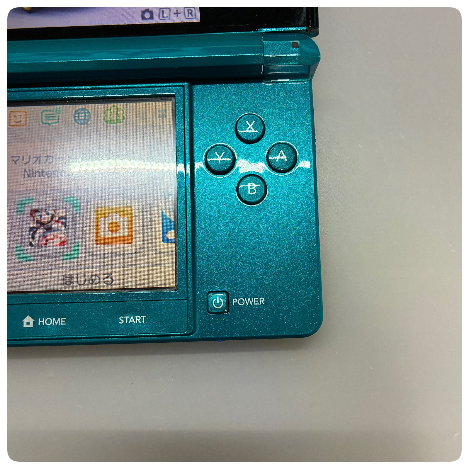 ニンテンドー3DS 本体  アクアブルー　中古品 オープン記念クーポン配信中】【動作確認済み】ニンテンドー 3DS