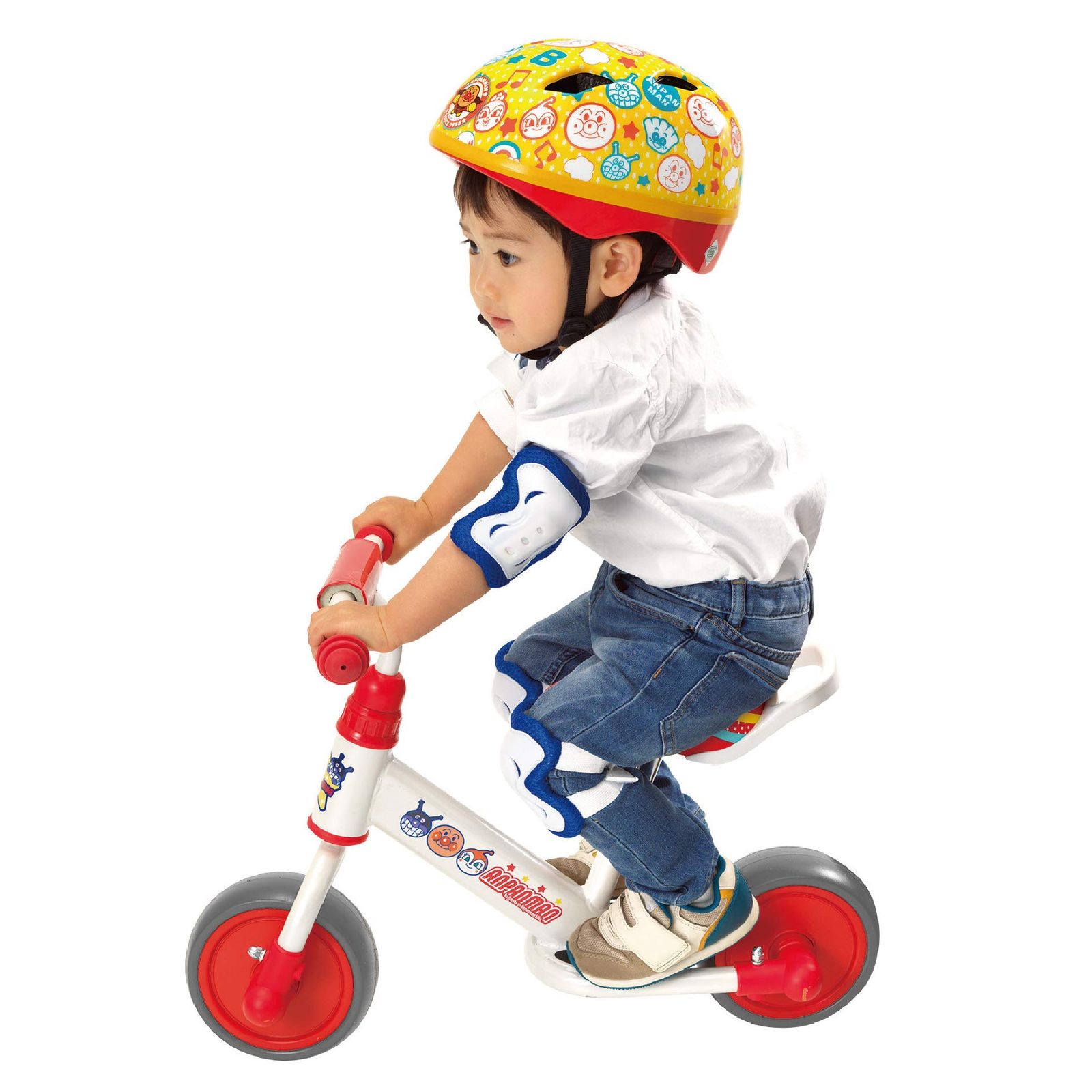 ジョイパレット JOYPALETTE キッズバイク アンパンマン はじめてのアンパンマンバイク レッド ホワイト ンスバイク