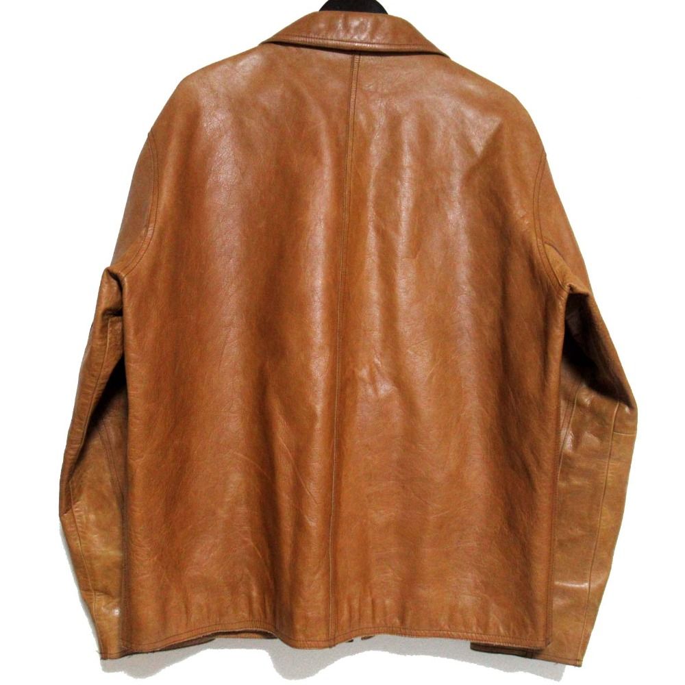 OLD GAP レザージャケット ブラウン 90年代 OLD GAP オールドギャップ レザージャケット メンズL相当 古着