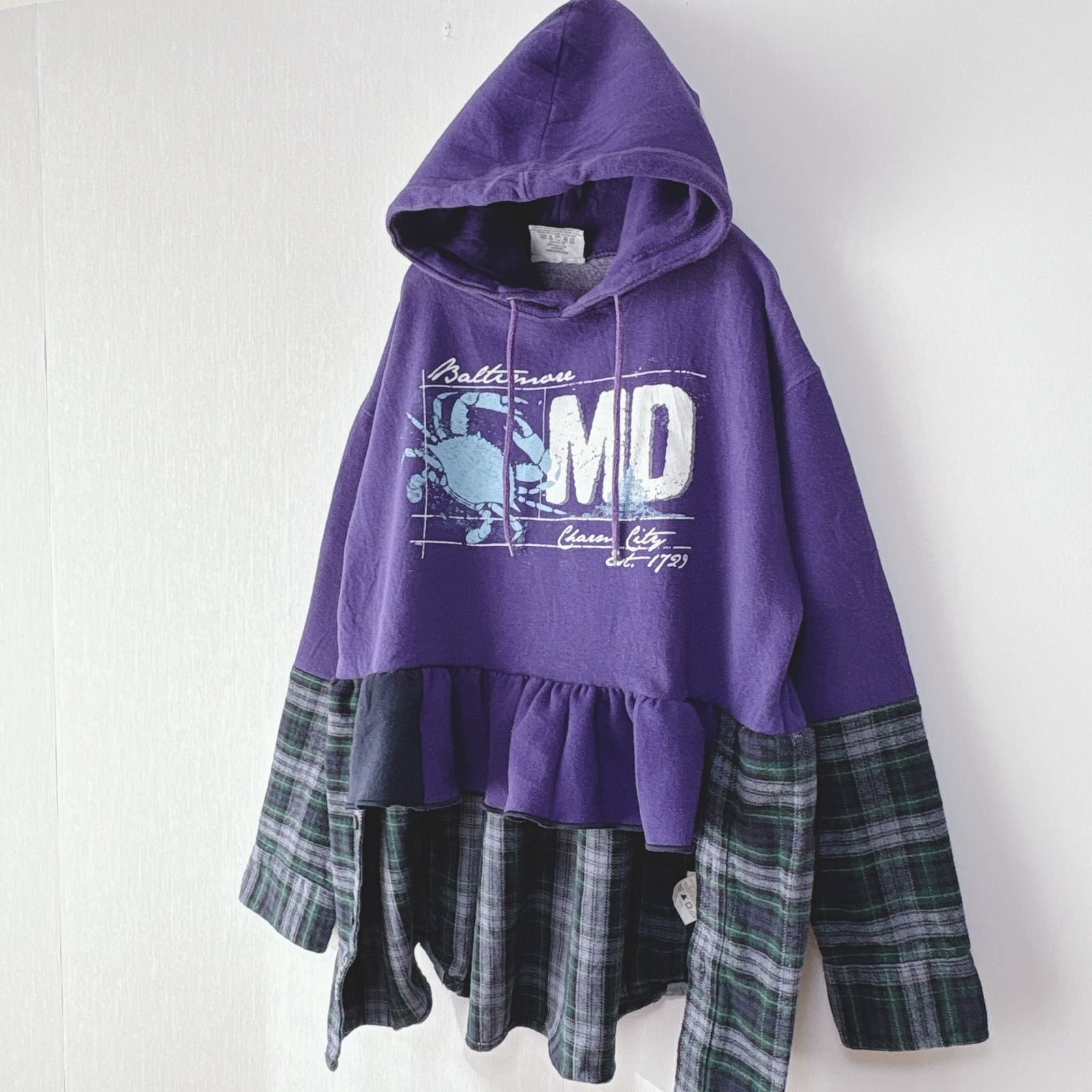 パーカー アディダス リメイク adidas アディダス ブリーチ リメイク 