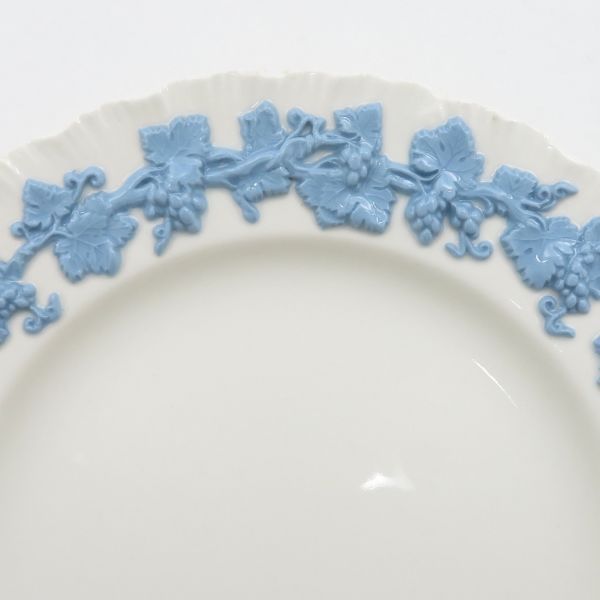 ウェッジウッド　フォーシーズン　デザートプレート　クイーンズウェア ウェッジウッド プレート□クイーンズウェア ラベンダーonクリーム