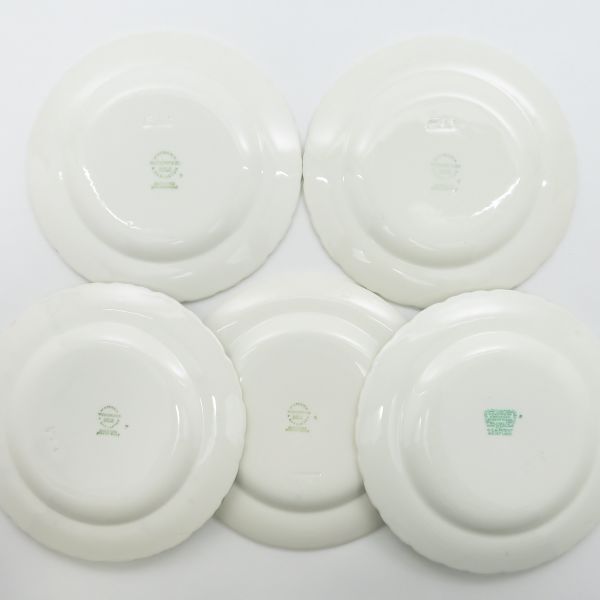 ウェッジウッド プレート□クイーンズウェア ラベンダーonクリーム