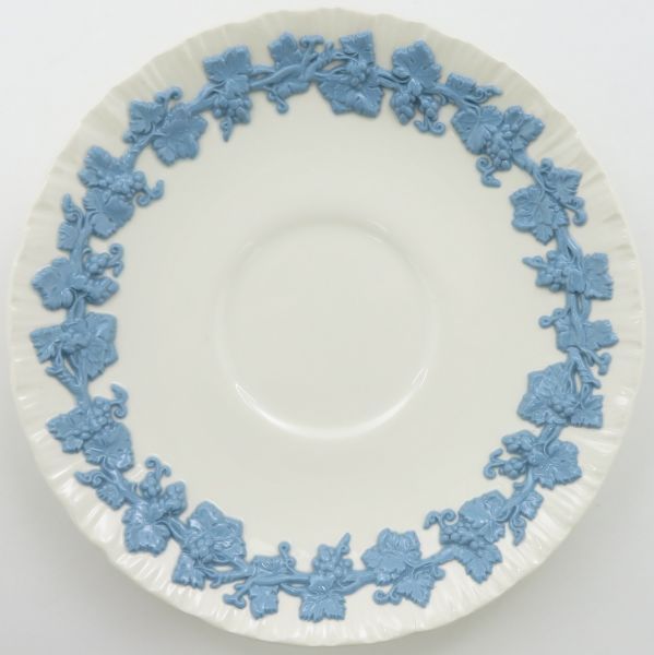 ウェッジウッド カップ&ソーサー□クイーンズウェア ラベンダーon