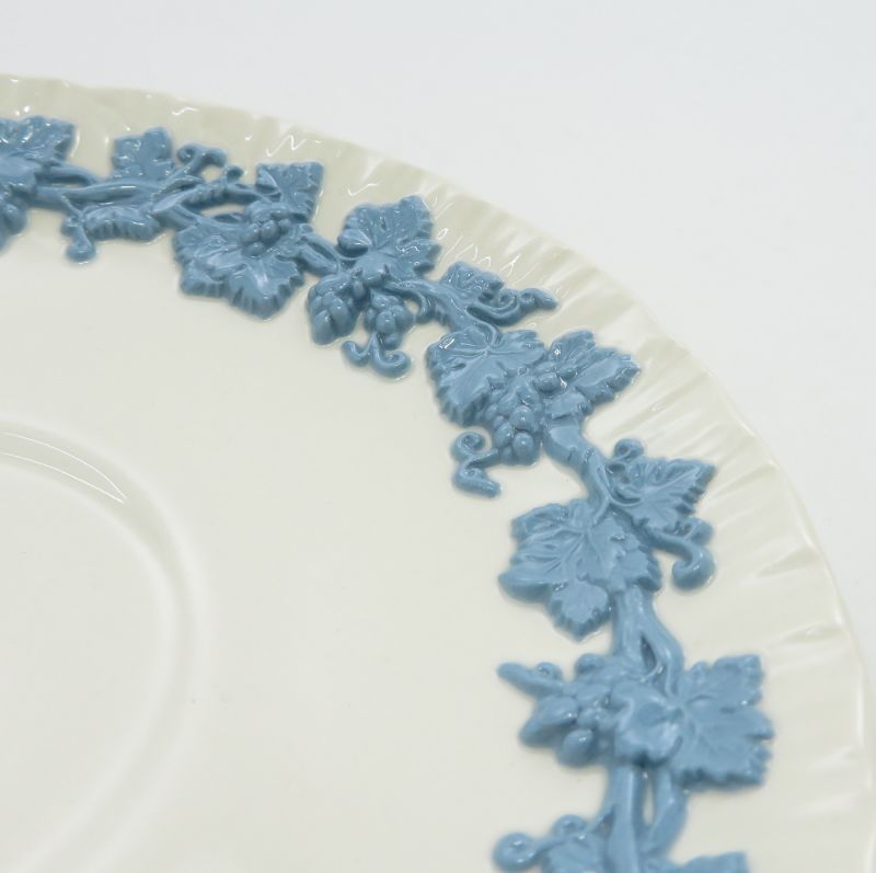 ウェッジウッド カップ&ソーサー□クイーンズウェア ラベンダーon