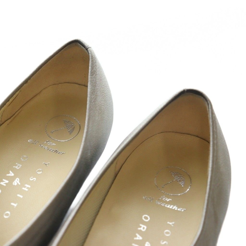 YOSHITO de ORANGE ヨシトデオランジェ パンプス 23.0cm グレー /AQ