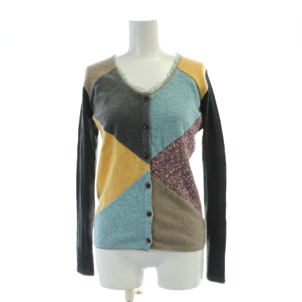 ワッフリッシュワッフル WAFFLISH WAFFLE カーディガン マルチカラー