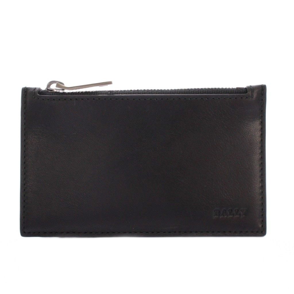 バリー BALLY バリーストライプ カードケース コインケース カードホルダー レザー 黒 ブラック 赤 白 YM
