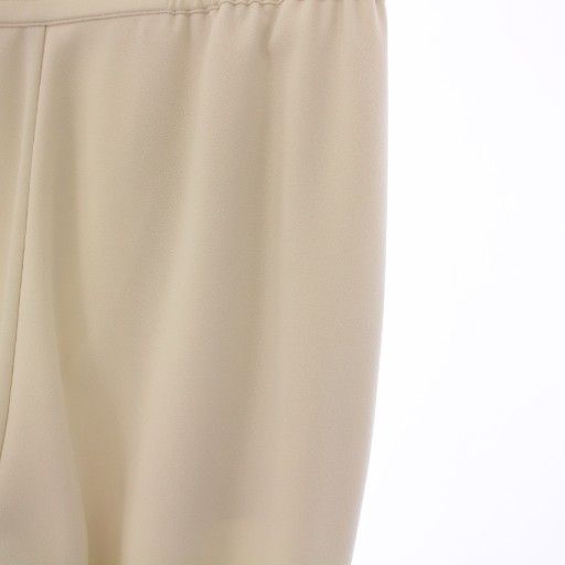  コルピエロ COL PIERROT eclat premium ジョガーパンツ イージー ウエストゴム ストレッチ ワン 無地 34 白 ホワイト BB その他 パンツ