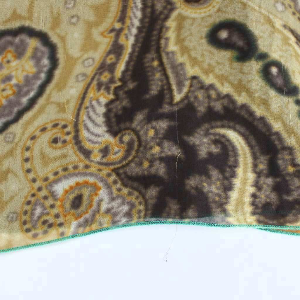 新品同　エトロ　ETRO スカート 膝丈　渋グリーン　シルク混　ペイズリー　M 2025年最新】Etro ひざ丈スカートの人気アイテム - メルカリ