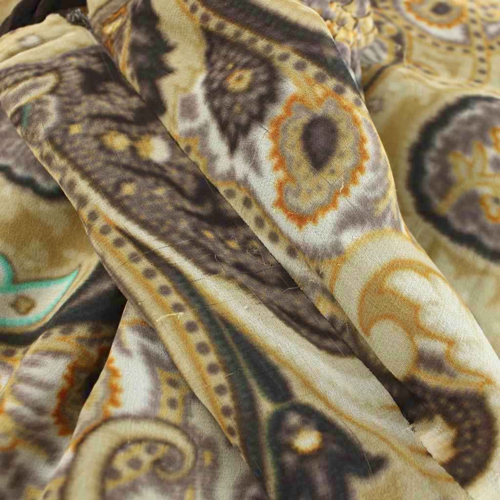 エトロ ETRO スカート 44 ブラウン ひざ丈 ペイズリー /AP - メルカリ