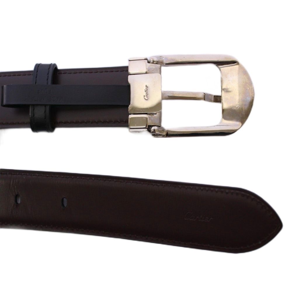 【カルティエ】Cartier レザー ベルト リバーシブル 楽天市場】Cartier カルティエメンズ リバーシブルレザーベルト