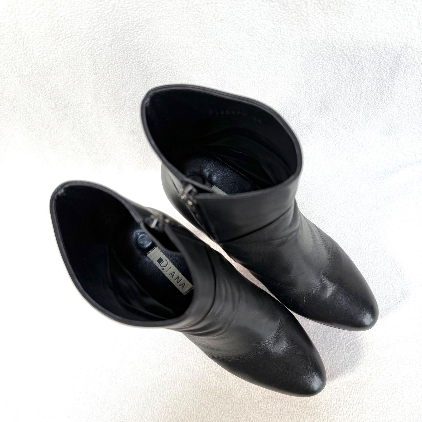 サイドジップ レザー