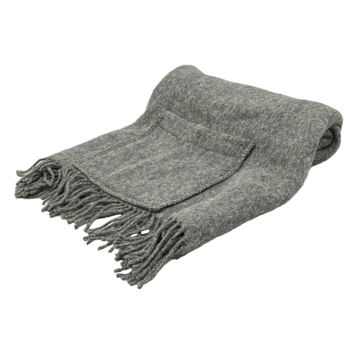 ラプアンカンクリ　LAPUAN KANKURIT グレーウールマフラー LAPUAN KANKURIT(ラプアンカンクリ) マフラー - グレー ウール - メルカリ