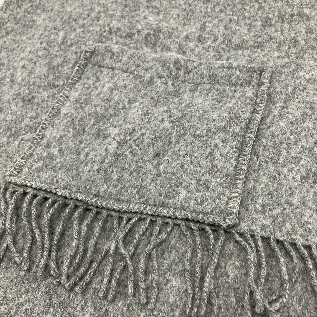 ラプアンカンクリ　LAPUAN KANKURIT グレーウールマフラー LAPUAN KANKURIT(ラプアンカンクリ) マフラー - グレー ウール - メルカリ