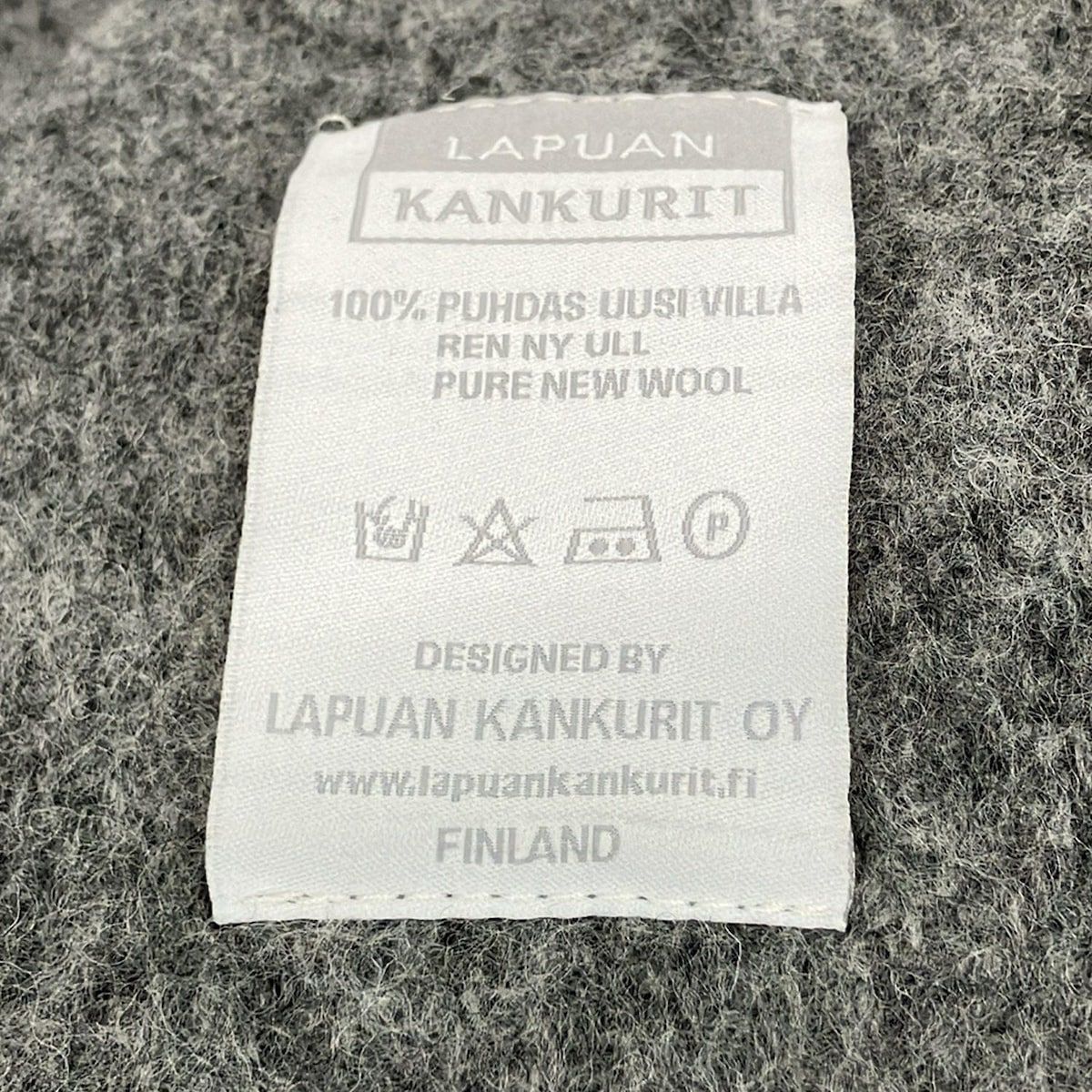 LAPUAN KANKURIT ラプアンカンクリ マフラー - グレー ウール