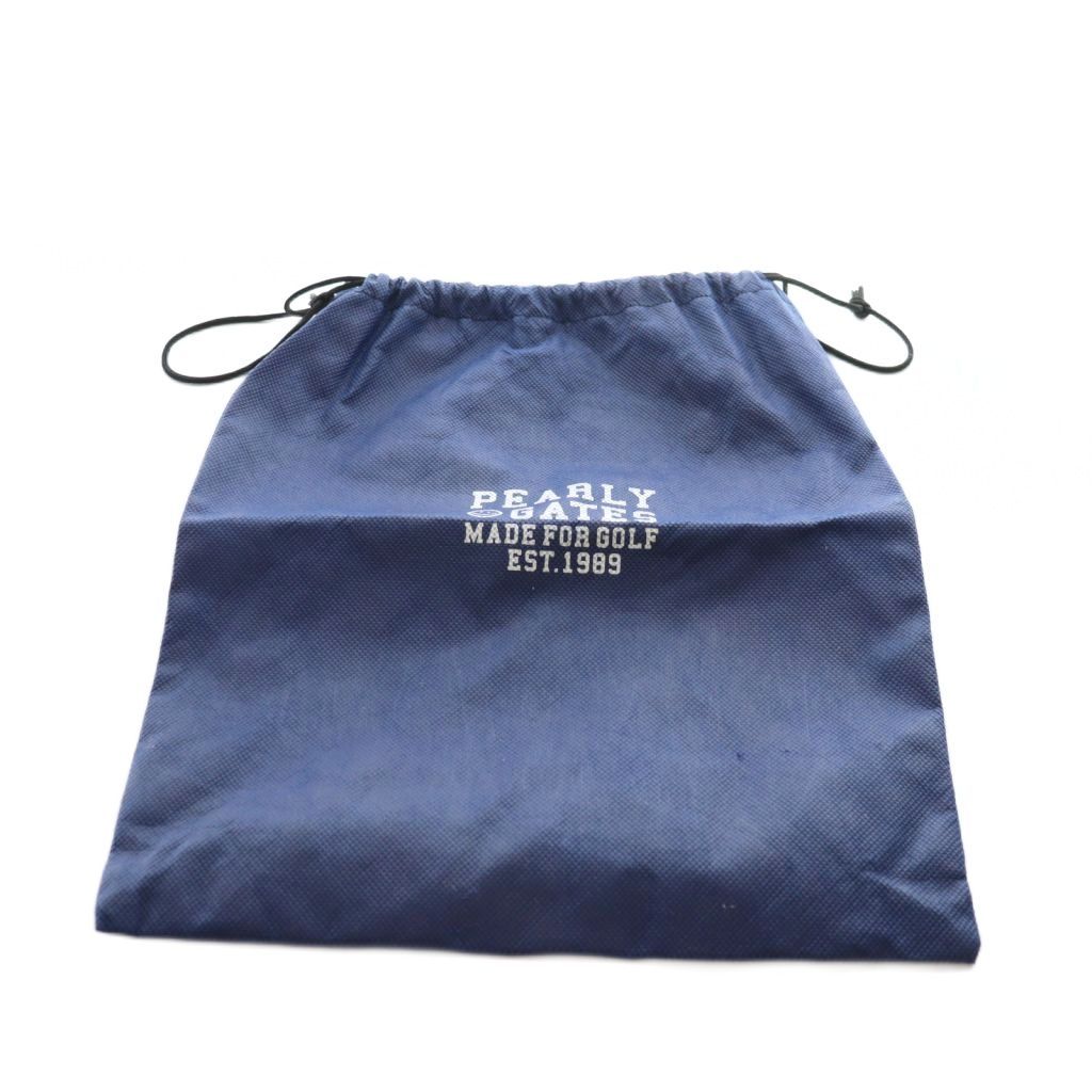  パーリーゲイツ PEARLY GATES ゴルフシューズ スニーカー 24.5 cm 紺 ネイビー 白 ホワイト ハイカット サイドジップ 053-0992902 AQ OS ソフトスパイク 最新ゴルフ用品 シューズ(男性用) ゴルフ