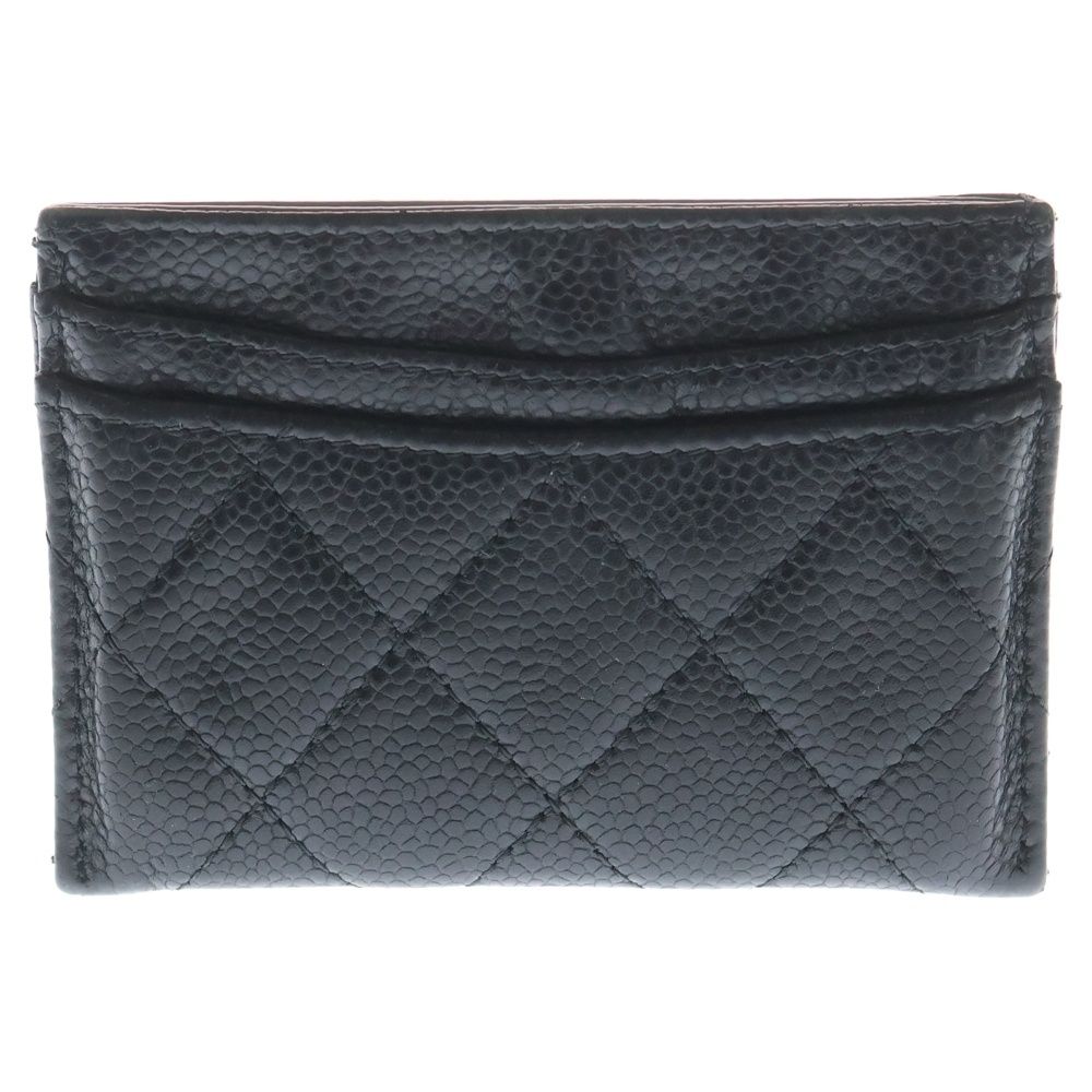 CHANEL シャネル マトラッセ カードケース クラシック ココマークレザー ブラック