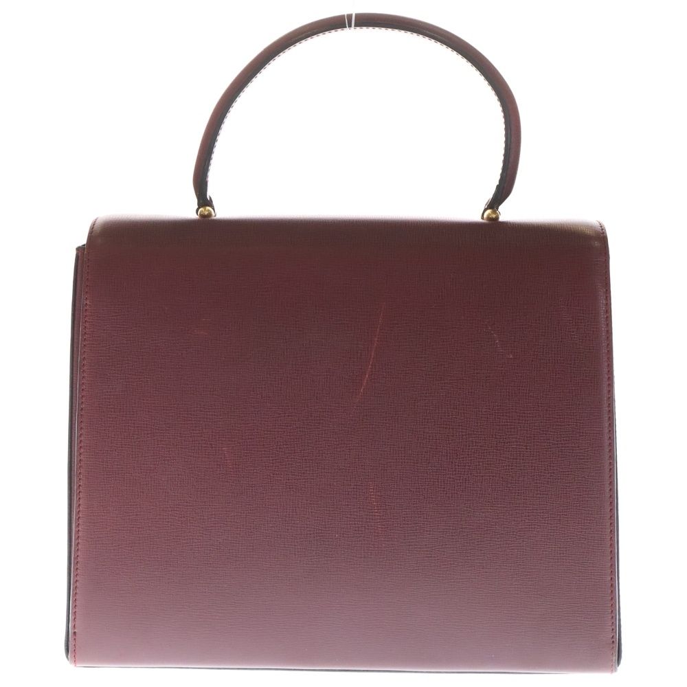 CARTIER/カルティエ/ハンドバッグ/カボション/マストライン/ボルドー Cartier（カルティエ） 【超美品】Cartier カボション ハンドバッグ