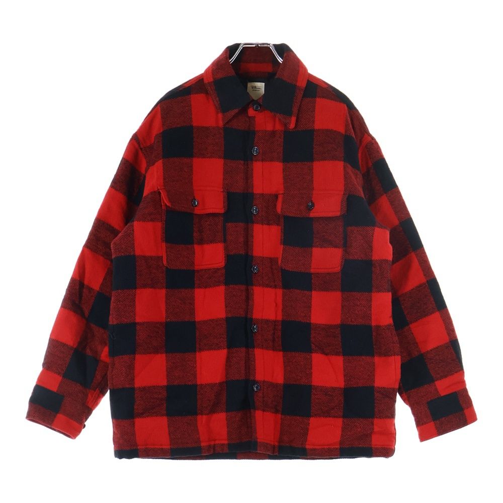 美品 BAGUTTA×Ron Herman バッファロー シャツ　ジャケット Ron Herman 20AW Check Shirt Jacket 中綿キルティング バッファロー