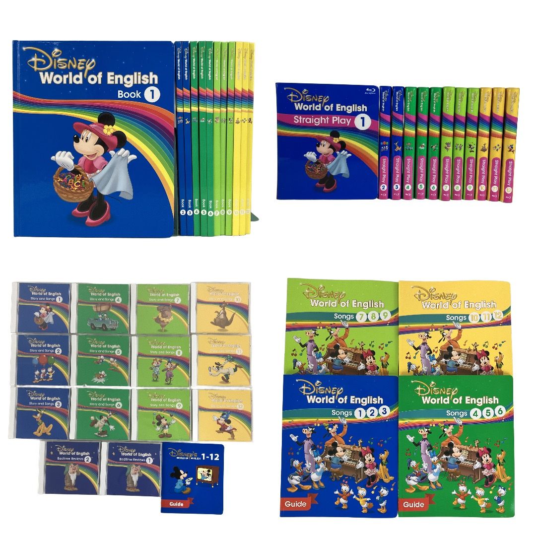 2019年 ブルーレイ　ディズニー英語システム　フルセット 最新　DWE DWE フルセット 2019年頃 Blu-ray版 ディズニー英語システム 英語 教材