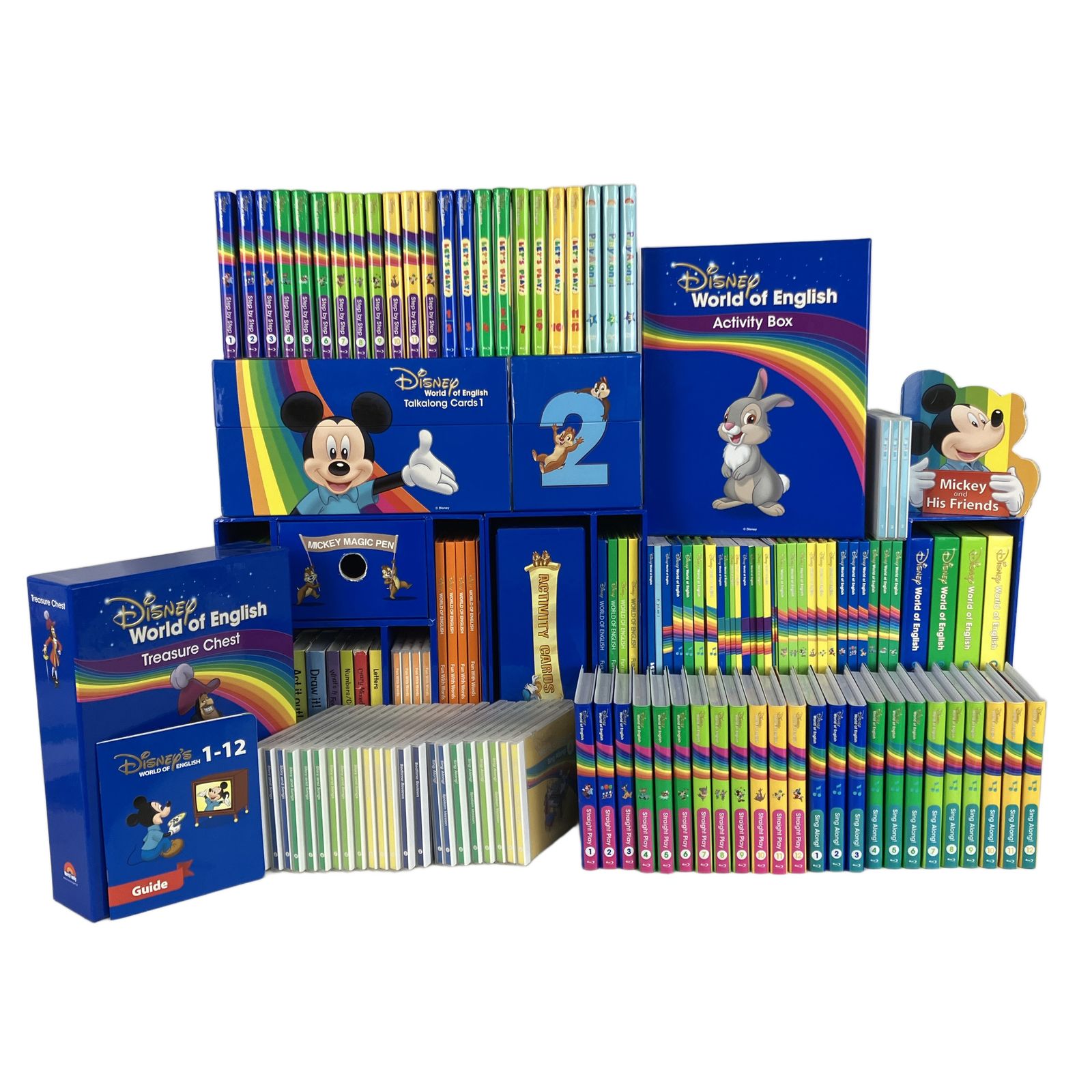 ディズニー Disney 英語システム教材セット DVDセット ディズニー教材 DWE フルセット 2019年頃 Blu-ray版 ディズニー英語システム 英語 教材