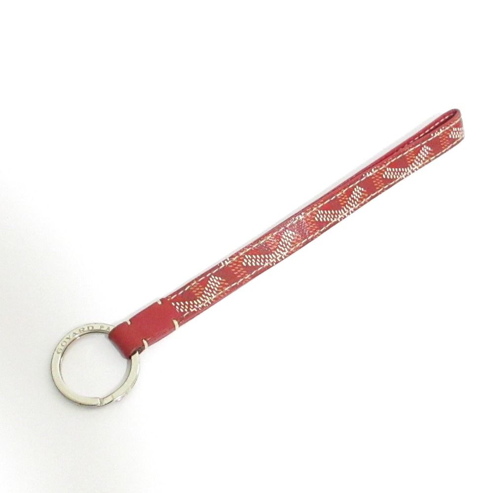 美品 GOYARD ゴヤール セサミ キーチェーン キーリング ボルドー
