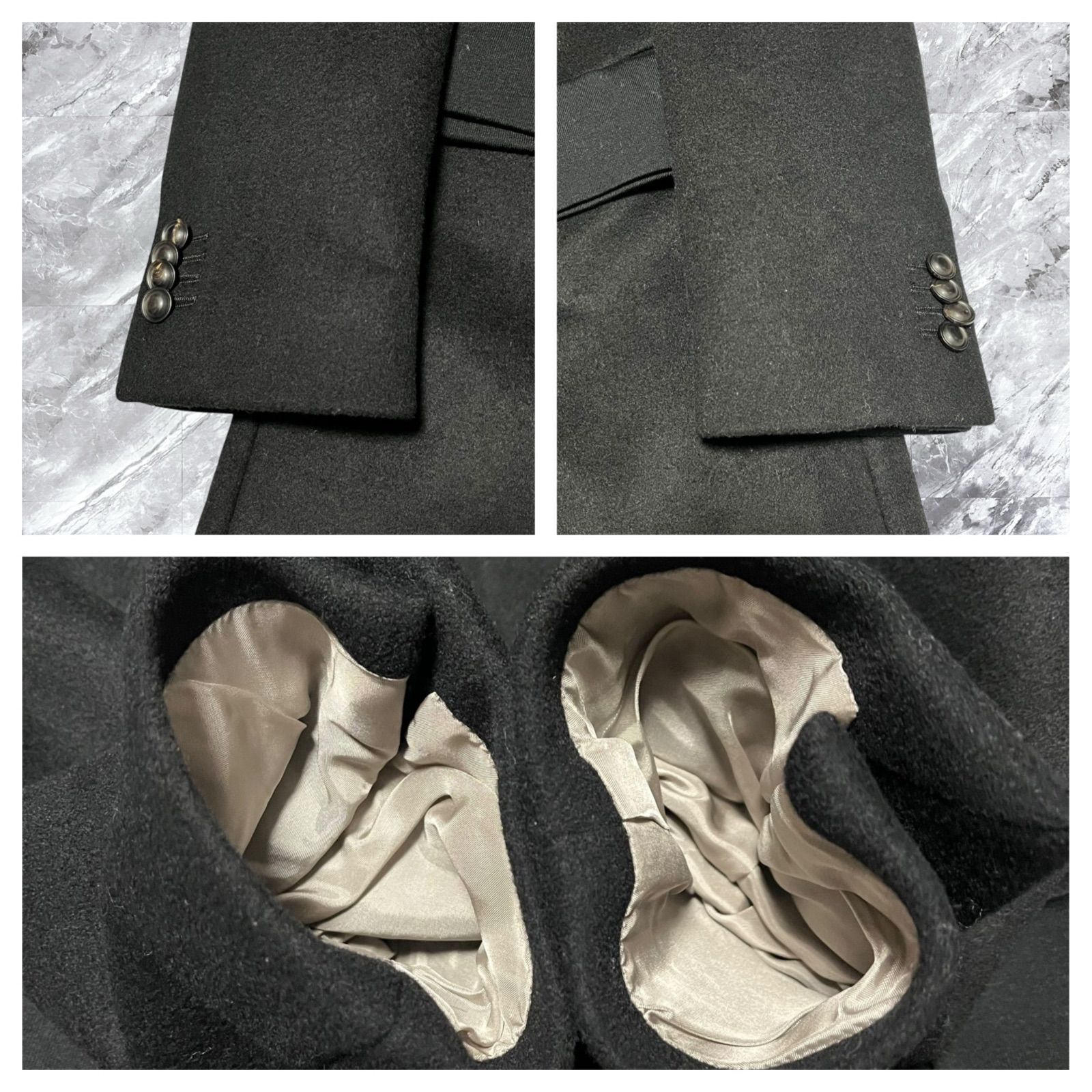 極美品 ポールスミス チェスターコート 薔薇柄 キャメル XL相当 極美品□PaulSmith チェスターコート ツイード 花柄 モヘア XL - メルカリ