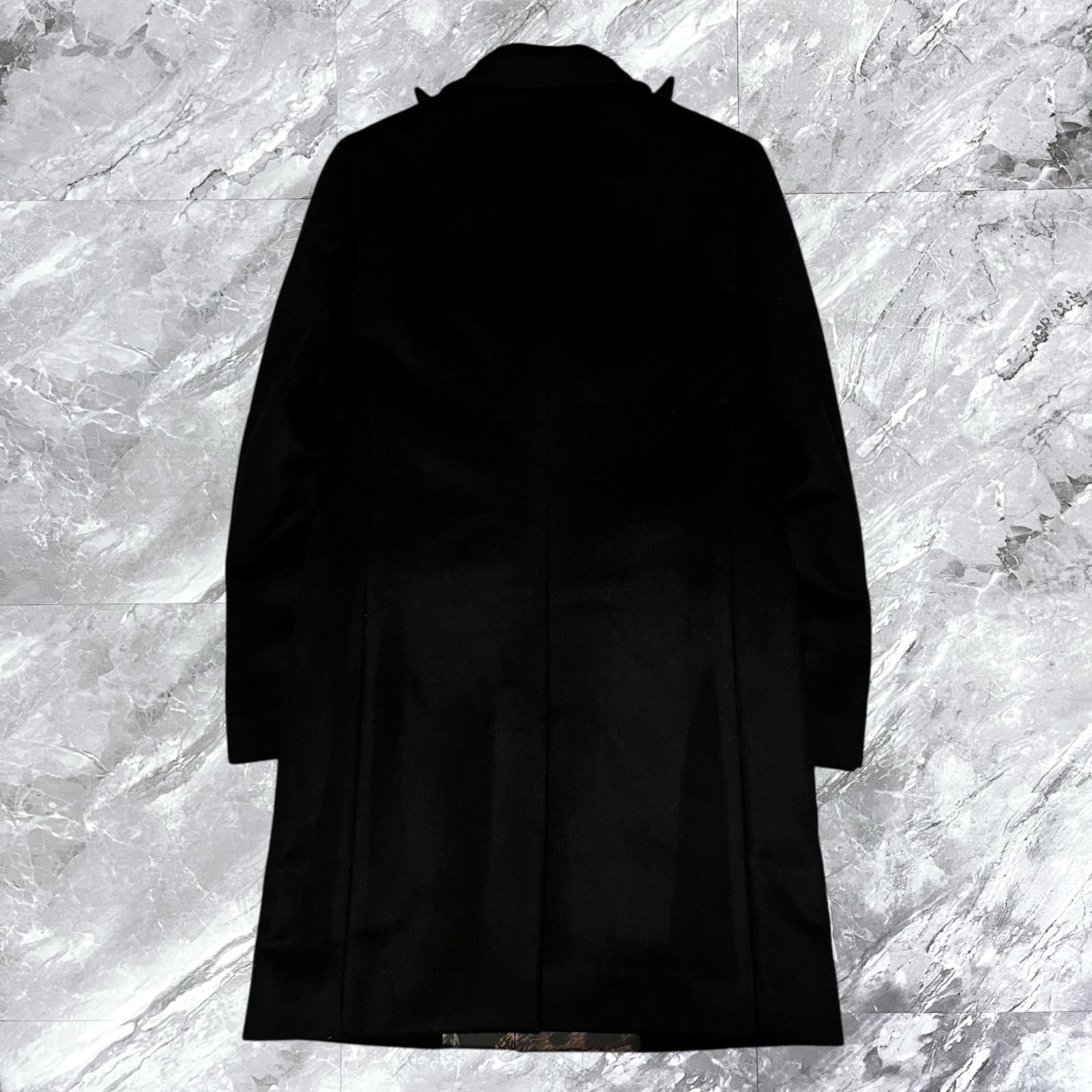 ✨美品✨XL✨Paul Smith 比翼仕立て ロングコート ブラック 42 ポール・スミスPaul Smithニットコートコートレディース