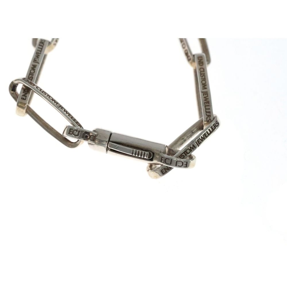  NO BRAND ノーブランド END CUSTOM エンドカスタムジュエラーズ HYKE HALF ROUNDED CHAIN ハイク ハーフラウンデッドチェーンブレスレット シルバー ENDB 110 ブレスレット アクセサリー