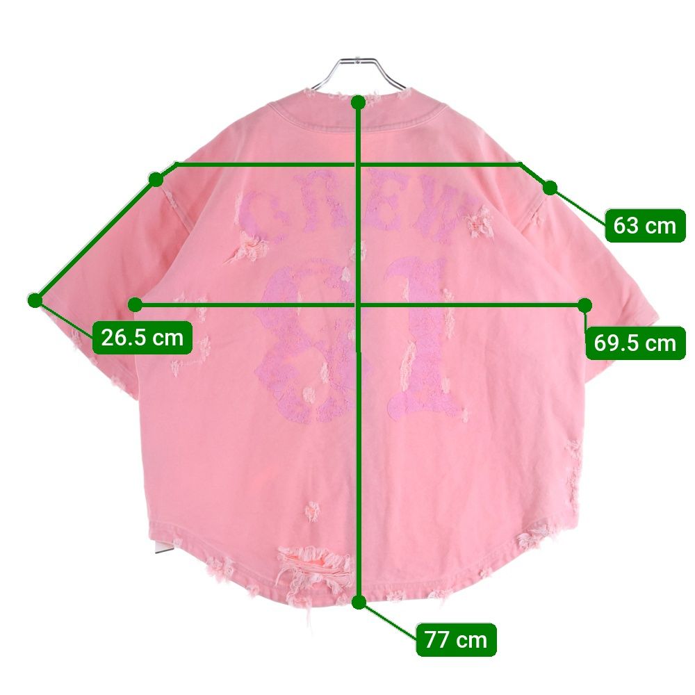 cvtvlist (カタリスト) 22AW DAMEGED BASEBALL SHIRTS ダメージ加工