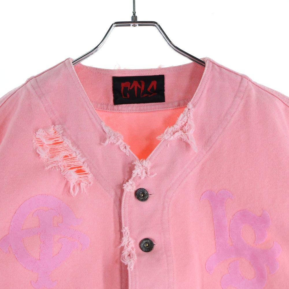 cvtvlist (カタリスト) 22AW DAMEGED BASEBALL SHIRTS ダメージ加工