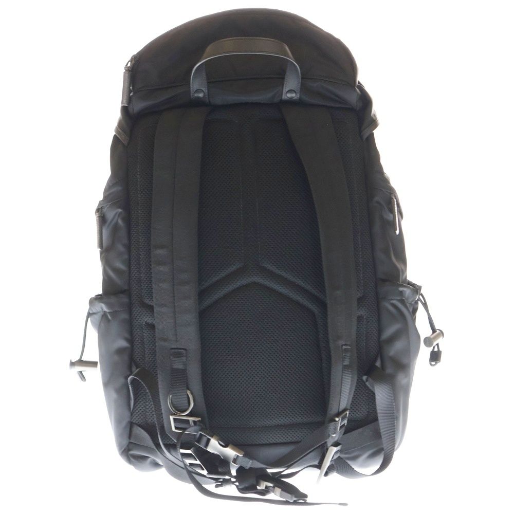 PRADA プラダ Re-Nylon トライアングルロゴプレート ナイロン サフィアーノレザー バックパック リュック ブラック 2 VZ 079