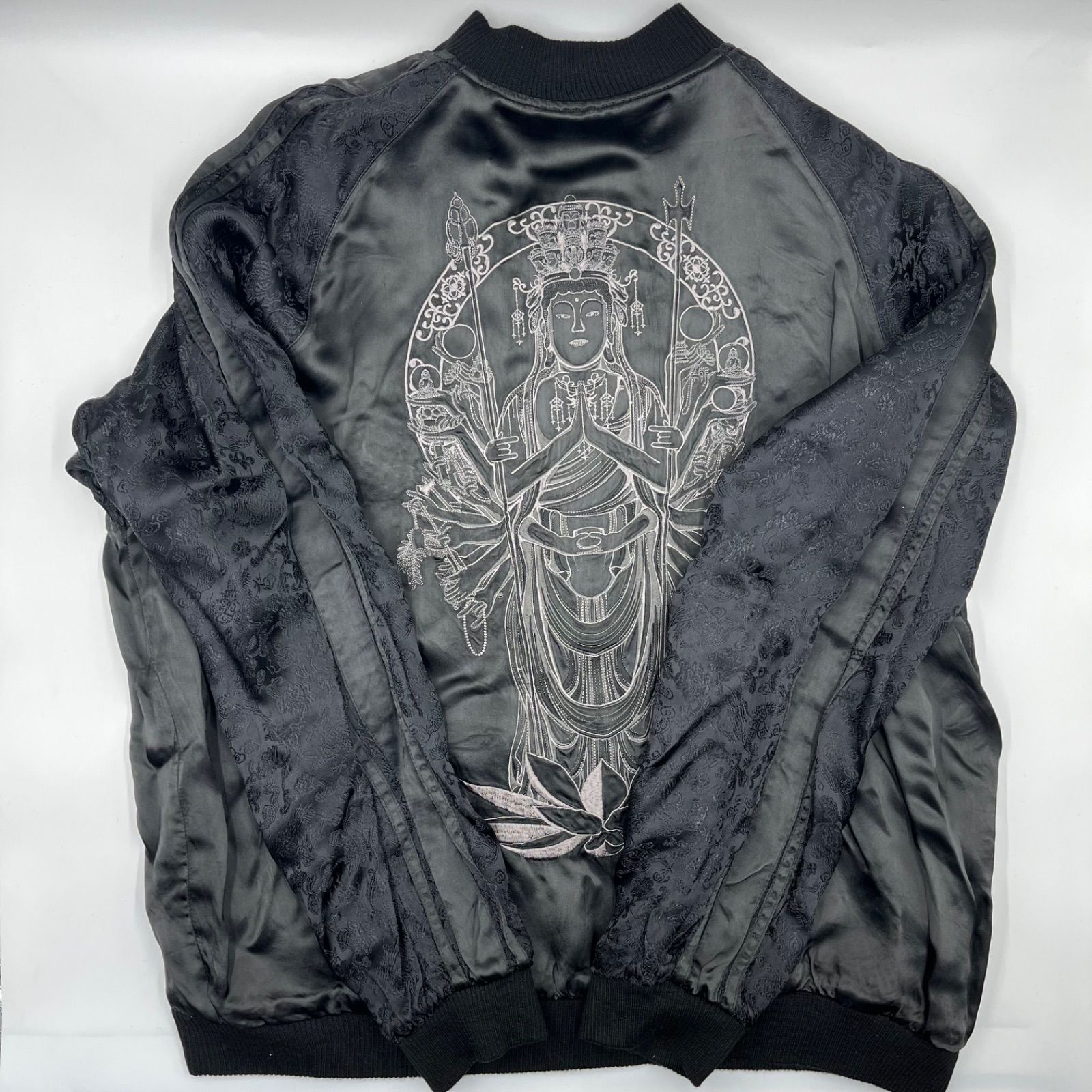 花旅楽団 リバーシブル スカジャン 千手観音 花旅楽団 リバーシブル スカジャン 千手観音 花旅楽団 リバーシブル