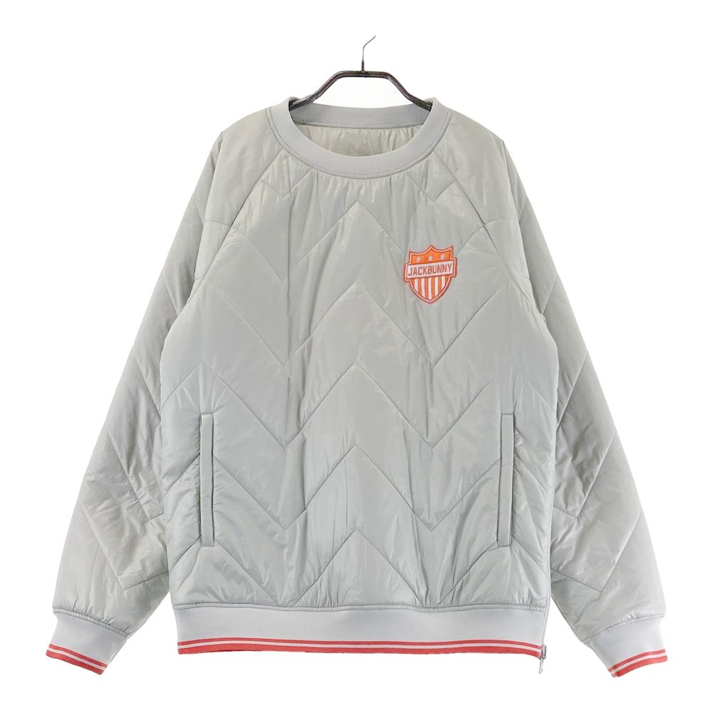 サイズ 6 JACK BUNNY ジャックバニー リバーシブル 中綿ブルゾン ボア切替 グレー系 ゴルフウェア メンズ ストスト