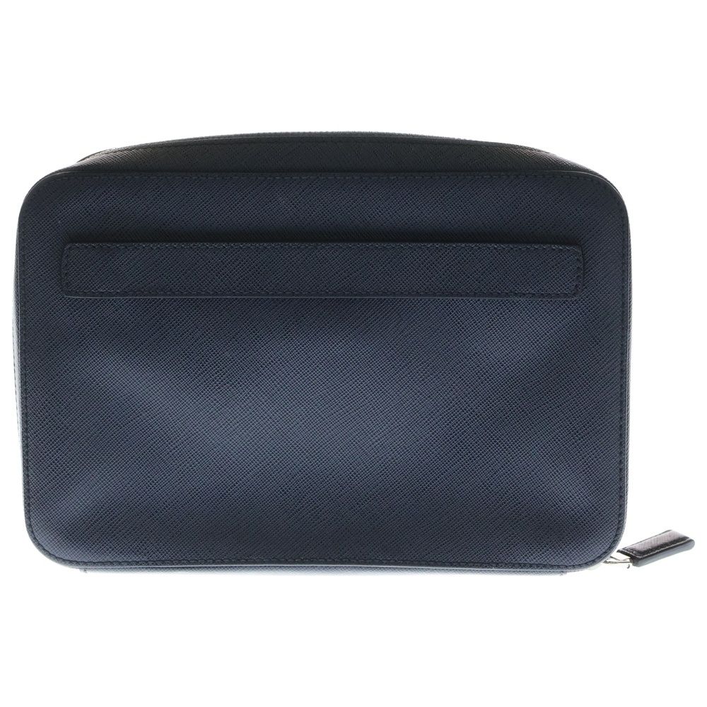 PRADA プラダ サフィアーノ セカンドバッグ クラッチバッグ ネイビー