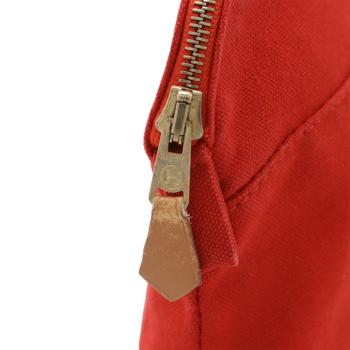 エルメス　ボリードポーチ　キャンパス地　レッド HERMES（エルメス） ボリードポーチ20 キャンバス レッド系 : JJ