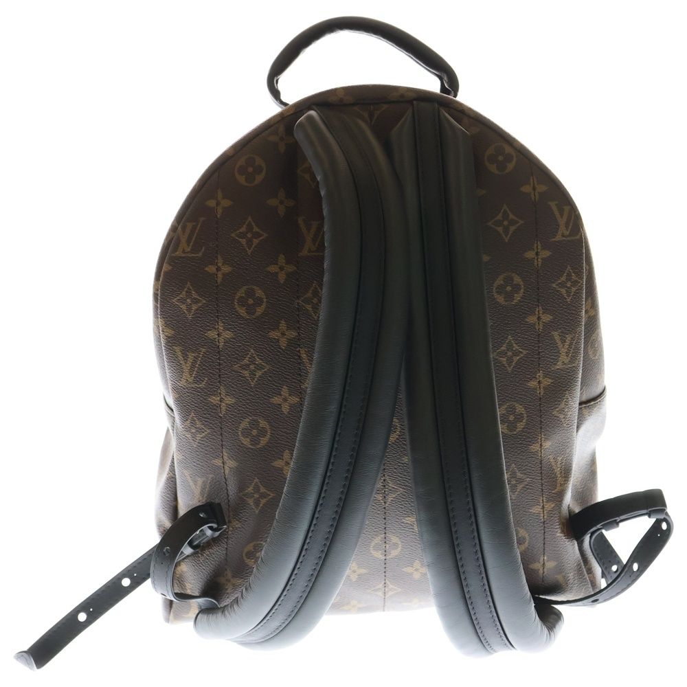 LOUIS VUITTON ルイヴィトン モノグラム パームスプリングスMM PVC×レザーバックパック リュック ブラウン M 41561