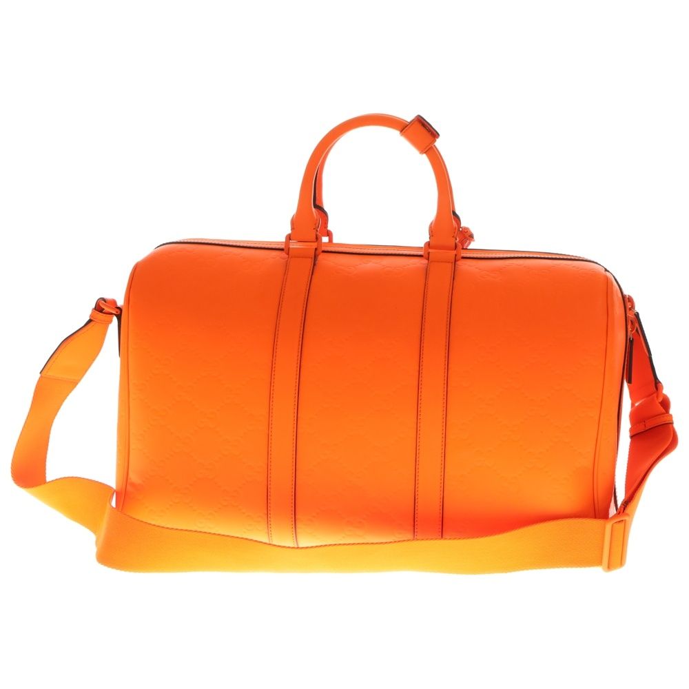 GUCCI (グッチ) ラバーエフェクト ミディアム ダッフルバッグ ボストン