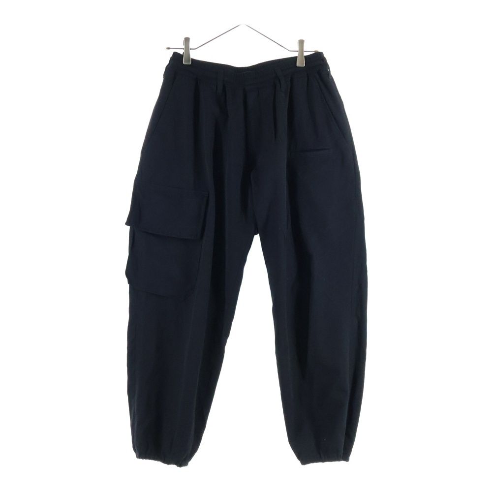 Yohji Yamamoto ヨウジヤマモト 21 SS ウールウェストリブパンツ カーゴパンツ ブラック HC PO 2 140